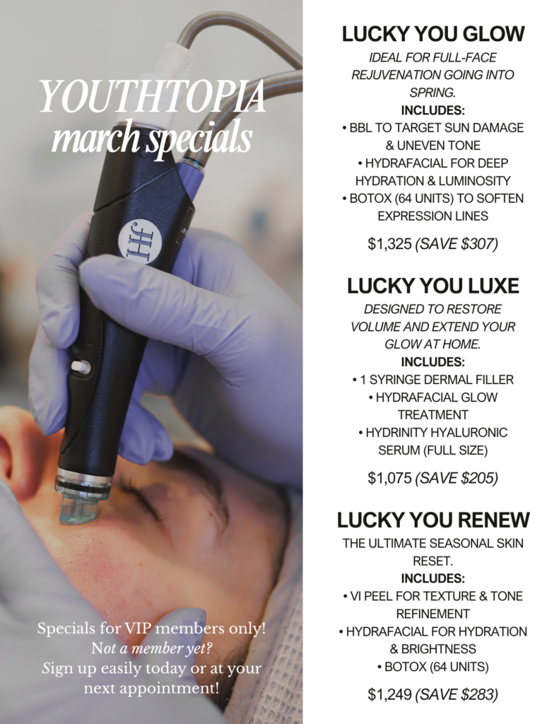 Youthtopia Monthly Specials